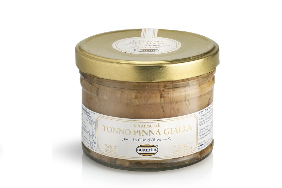 Ventresca di Tonno a Pinne Gialle in olio di oliva - Vaso